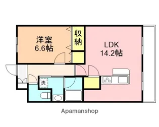 ブレジオくりの木【1階】の間取り