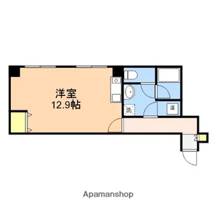 ブランカ万代【2階】の間取り