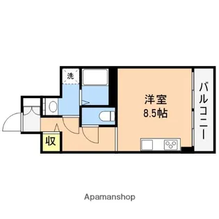 サンテラス石宮【9階】の間取り