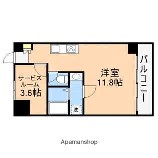 サンテラス石宮【8階】の間取り