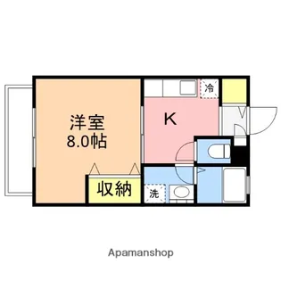 カーサ・リベルテ【2階】の間取り