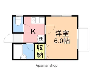 ブロードウェータウン【B201号室】の間取り