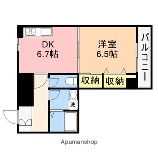 アルビーナ【6階】の間取り