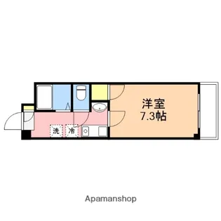 LILY−BE穂高【417号室】の間取り