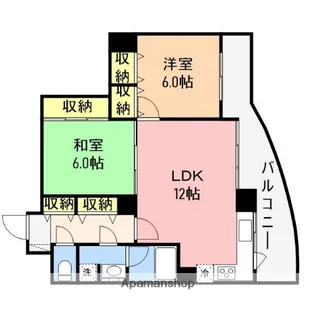 異人池ヒルズ【4階】の間取り