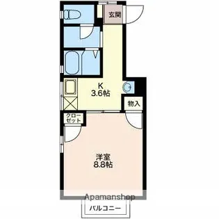 エクセレントヴィラ【2階】の間取り