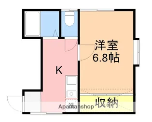 エステート松島【2階】の間取り