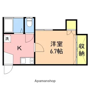 エステート松島【2階】の間取り