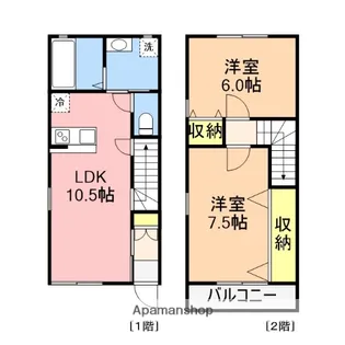BAMBINOⅡ【1階】の間取り
