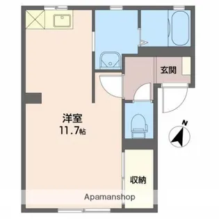 メゾン片山【103号室】の間取り