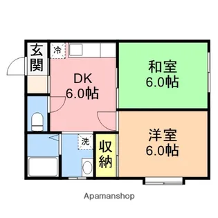 ホワイトタウン松崎Ⅰ【2階】の間取り