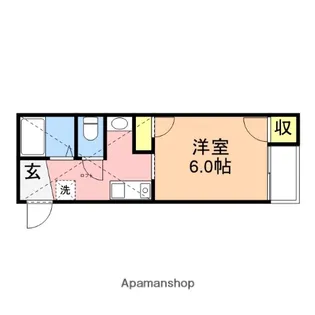 ビバリーヒルズⅢ【207号室】の間取り