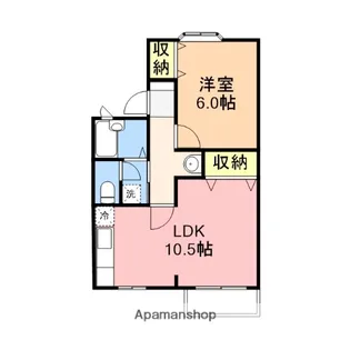 ヴィレッジヒルズ【2階】の間取り