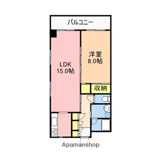 アーバンハウス西堀【2階】の間取り