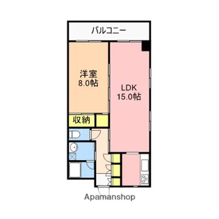 アーバンハウス西堀【10階】の間取り