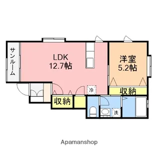 ルミナスⅠ【1階】の間取り