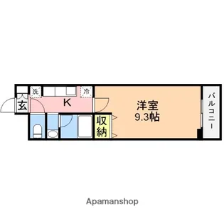 FIEL白山公園【5階】の間取り