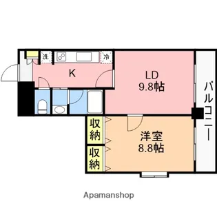 FIEL白山公園【7階】の間取り