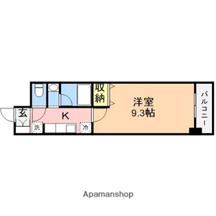 FIEL白山公園【7階】の間取り