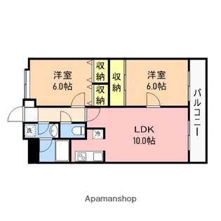 FIEL白山公園【9階】の間取り