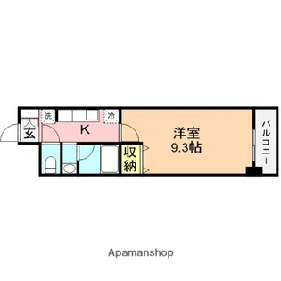 FIEL白山公園【8階】の間取り