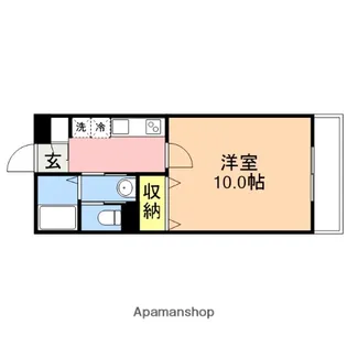 SAKASU SIROGANE【102号室】の間取り