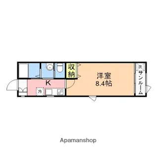 アーバン堀之内A【2階】の間取り