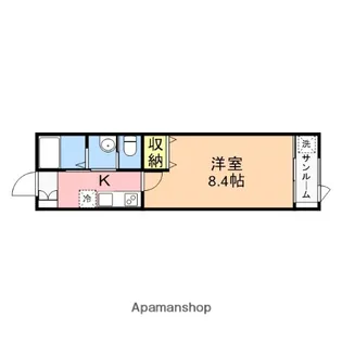 アーバン堀之内A【1階】の間取り