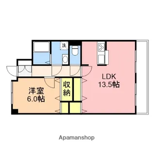 アルゴ天神山【203号室】の間取り