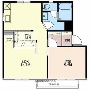 トゥモロー【2階】の間取り