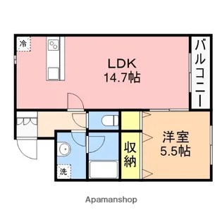 グランフィル(GRAN FILL)紫竹山【3階】の間取り