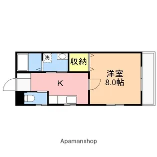 1Kの間取り画像