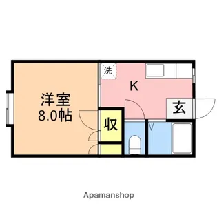 ドミール欧城Ⅱ【2階】の間取り