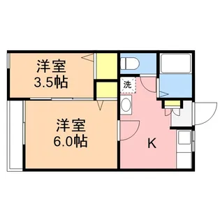 グラントム新和Ⅲ【1階】の間取り