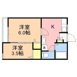 グラントム新和Ⅲ【1階】の間取り