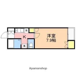 セジュール鐙【2階】の間取り