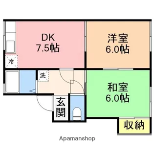 メゾン・ヴェルデュール【103号室】の間取り