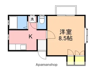 グレース貝津【1階】の間取り