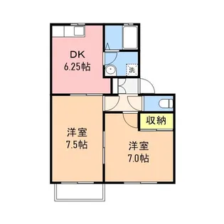 フレーシア【2階】の間取り