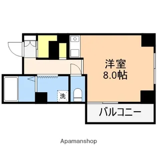 リバティープラザ本町【706号室】の間取り