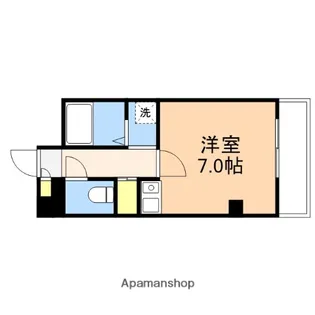 リバティープラザ本町【302号室】の間取り