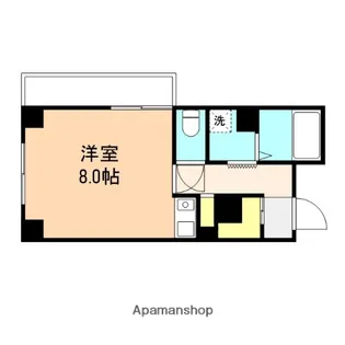 リバティープラザ本町【8階】の間取り