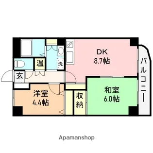 エクセリア駅南【7階】の間取り