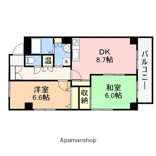 エクセリア駅南【7階】の間取り