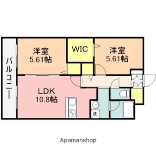 プレアデス【403号室】の間取り