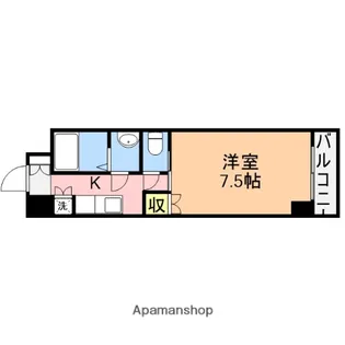 ディークレスト笹口【906号室】の間取り