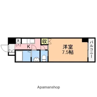 ディークレスト笹口【7階】の間取り