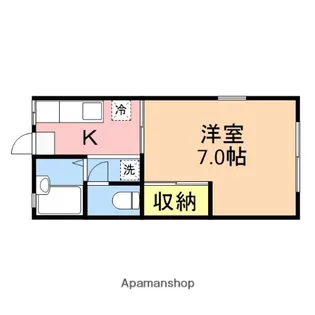チャーリーハウス【106号室】の間取り