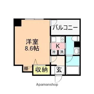 BUENA西堀通5番町【10階】の間取り