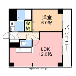 デリスガーデン女池【2階】の間取り
